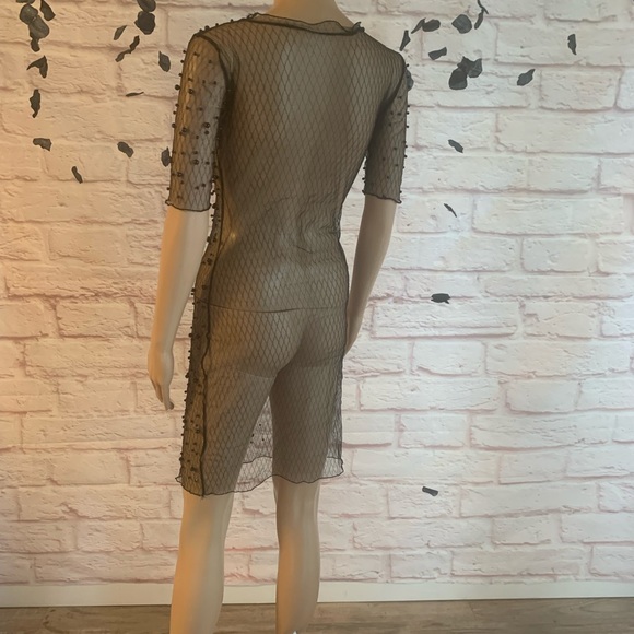 Black mesh dress - Picture 2 of 2